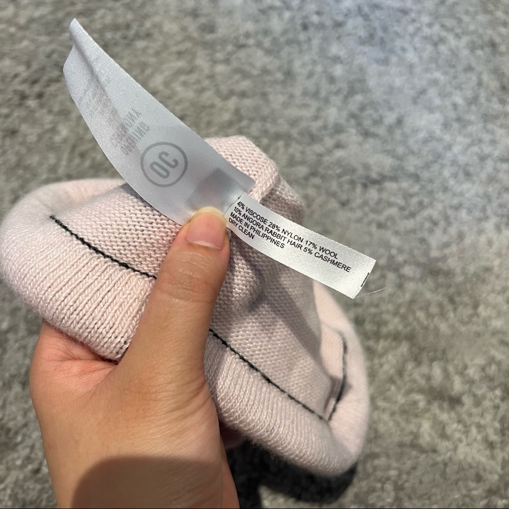 Opening Ceremony Light Pink Statement Beanie - image 4